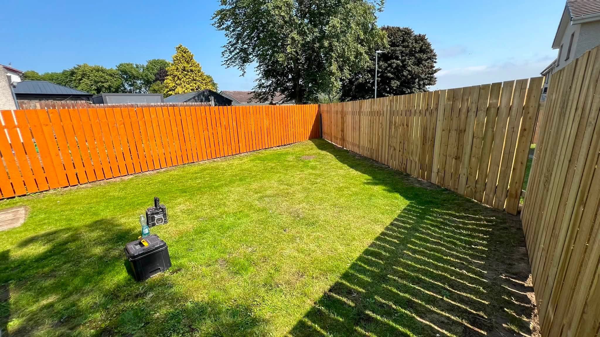 Premium fence panels with clean joinery